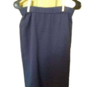 JOAN Rivers Women's Midi Skirt Casual Navy Blue Size XS NWT